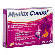 Maalox control 20mg maagsapresistente tabl 14
