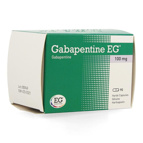 Gabapentine eg 100mg caps 90 x 100 mg