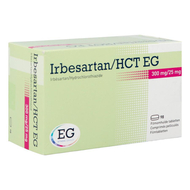 Irbesartan hct eg 300 mg/25 mg comp pell 98