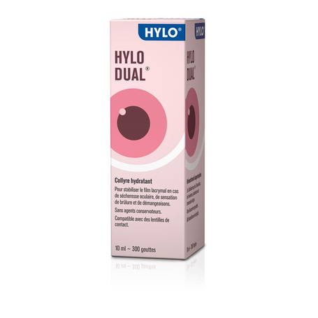 Hylo-Dual Gouttes oculaires 10ml