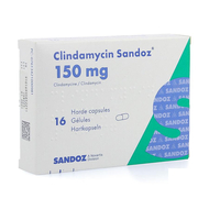 Clindamycin 150mg sandoz caps dur 16x150mg