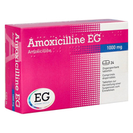 Amoxicilline eg 1000mg comp disp. 24x1000mg