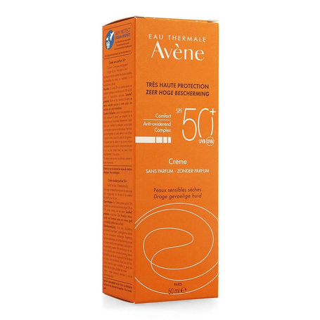 Avene Zonnecrème SPF50+ zonder parfum 50ml