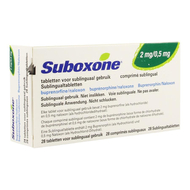 Suboxone 2mg/0,5mg tabl subl 28