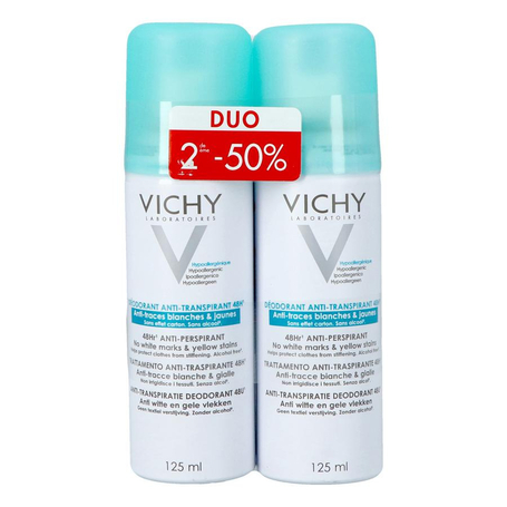 Vichy deo a/trace aerosol 48u duo 2x125ml
