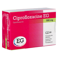 Ciprofloxacine eg 500mg comp 20x500mg