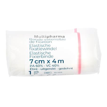 Multipharma bande fixation cotton+viscose 7cmx4m