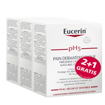 Eucerin ph5 pain dermato s/savon 100g 2+1 gratuit