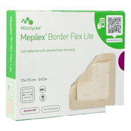 Mepilex border flex lite 7,5cmx7,5cm 5st