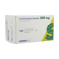Levetiracetam sandoz comp pell 100 x 500mg