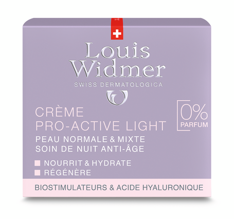 Widmer nuit creme pro-active light n/parf pot 50ml