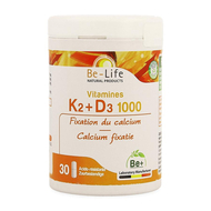 Vitamines k2 d3 1000 be life caps 30