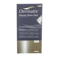 Dermatix silicone sheet clear adh 4x13cm