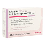 Euthyrox 75mcg comp 84 nf