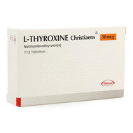 L thyroxine christiaens comp 112x0,050mg