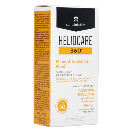 Heliocare 360° mineral tolerance fluid ip50 50ml