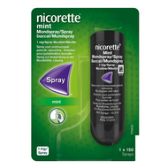 Nicorette mint spray buccal 1x150 sprays 1mg/spr.