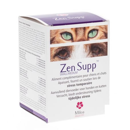 Miloa Zen Voedingssuplement hond kat stress 30comp