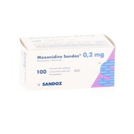 Moxonidine sandoz comp 100 x 0,2mg