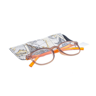 Pharmaglasses lunettes comp. +2.50 brown/orange