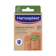 Hansaplast pleisters green&protect strips 20st