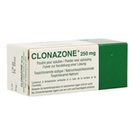 Clonazone 250mg pdr pour solution tube 20g