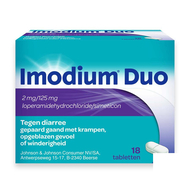 Imodium Duo tegen diarree tabletten 18st