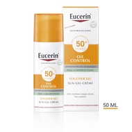 Eucerin Sun Oil Control SPF 50+ Toucher Sec Gel-Crème Peau à Imperfections et Grasse avec pompe 50ml