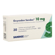 Oxycodon 10mg sandoz verlengde afgifte 30