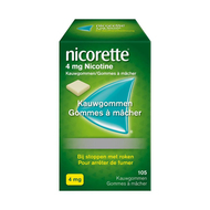 Nicorette kauwgom 105x4mg