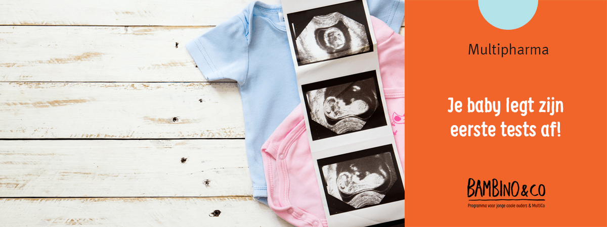 Je baby legt zijn eerste tests af