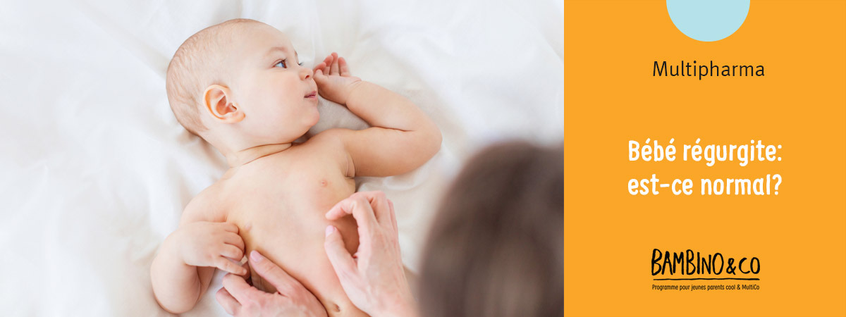 Bébé régurgite: est-ce normal?
