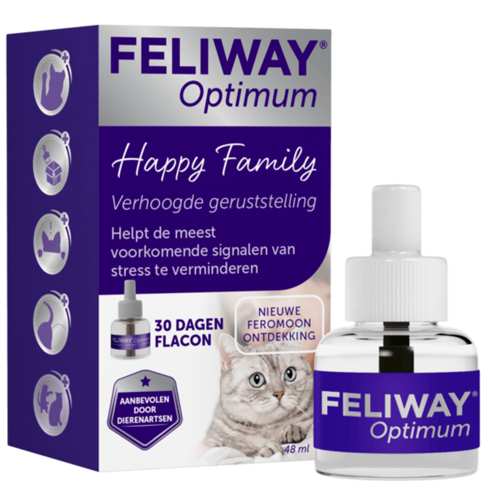 Achetez Feliway Optimum chat recharge 30 jours flacon 48ml en