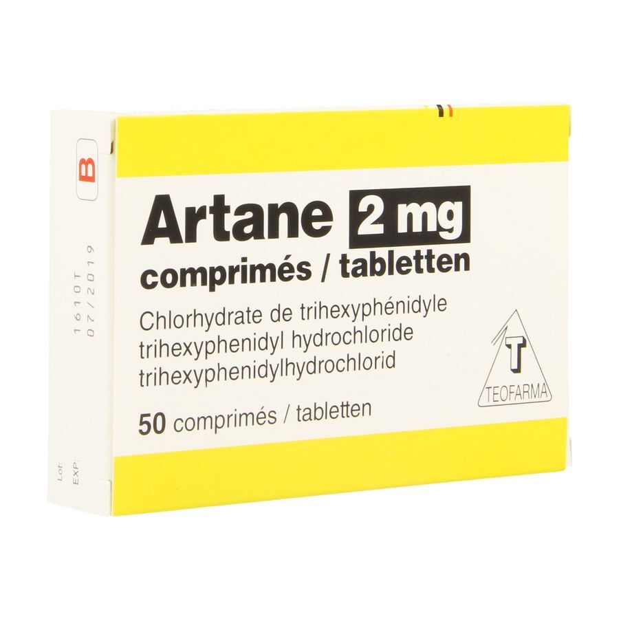 Artane 2mg blister comp 50 x 2mg kopen? | Multipharma.be