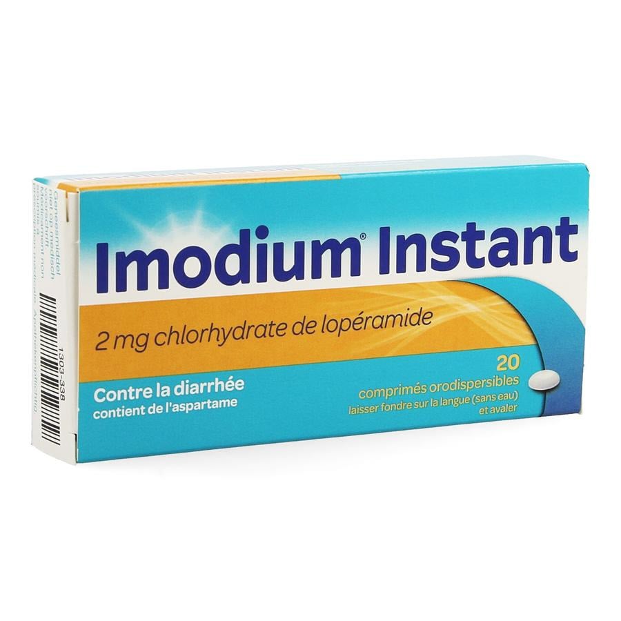 Achetez Imodium Instant diarrhée aiguë/chronique comprimés fondants