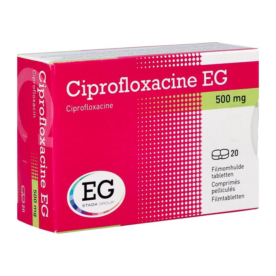 Ciprofloxacin 500mg stada