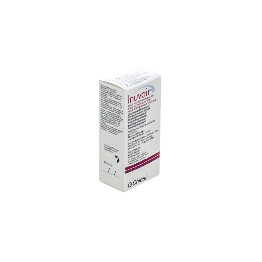 Inuvair Inhalator Achetez Inuvair 100/6mcg aerosol doses 1x120 en ligne ? | Multipharma.be