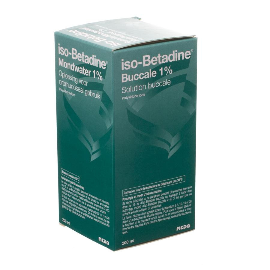 Achetez Iso Betadine 1 Nf Sol Bucc 0ml Ready To Use En Ligne Multipharma Be