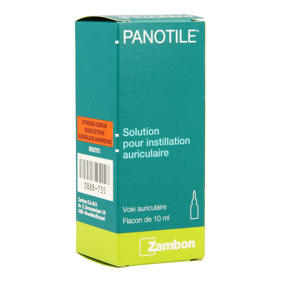 Achetez Panotile gutt. otic. 10ml en ligne ? Multipharma.be