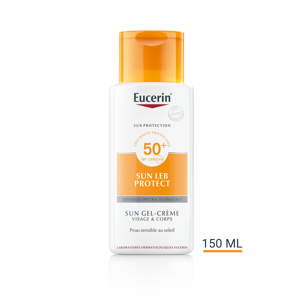 Eucerin LEB Protect SPF 50+ gel-crème gezicht & lichaam 50ml | Multipharma.be