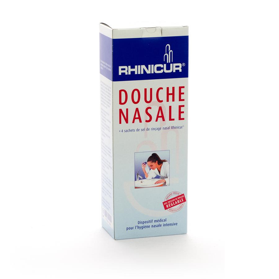 Achetez Rhinicur douche nasale + 4 sachets sel rincage en ligne ?