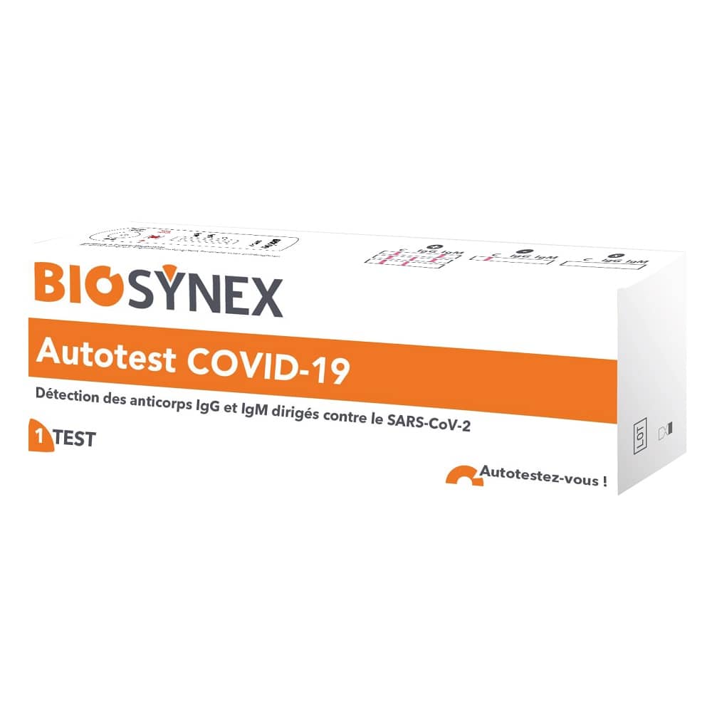 Achetez Biosynex Autotest Serologique Anticorps Covid 19 Corona 1pc En Ligne Multipharma Be