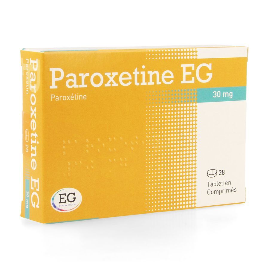 Achetez Paroxetine eg comp 28x30mg en ligne Multipharma.be