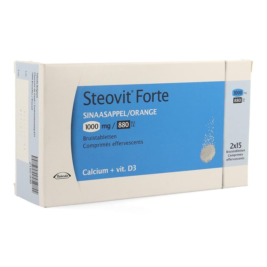 Steovit forte 1000mg/880 ie/ui comp eff 30 kopen? | Multipharma.be